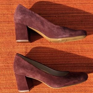 EUC Whitney Naturalizer Pumps in Burgundy Brown//W size 7//